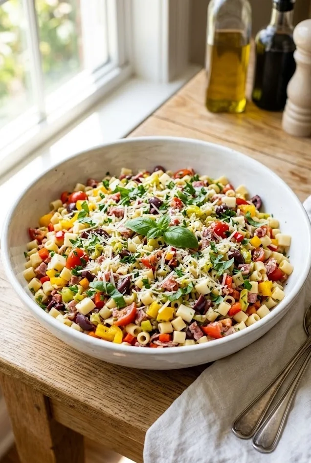 Italian Chopped Pasta Salad