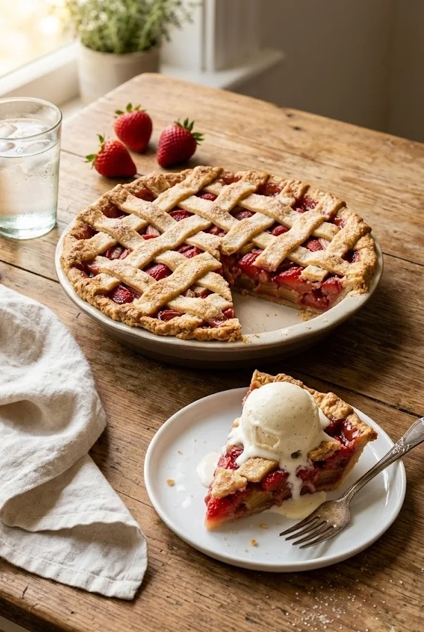 Strawberry Rhubarb Pie
