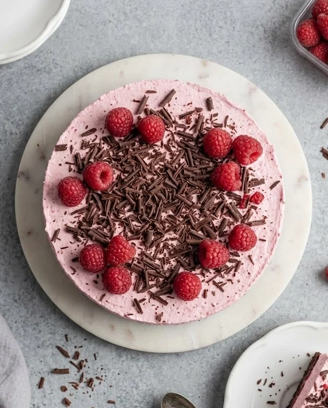 Chocolate Raspberry Mousse Cake