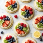 Fresh Fruit Pizza Cookies