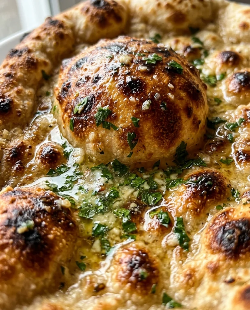 Grilled Garlic Butter Naan Bread