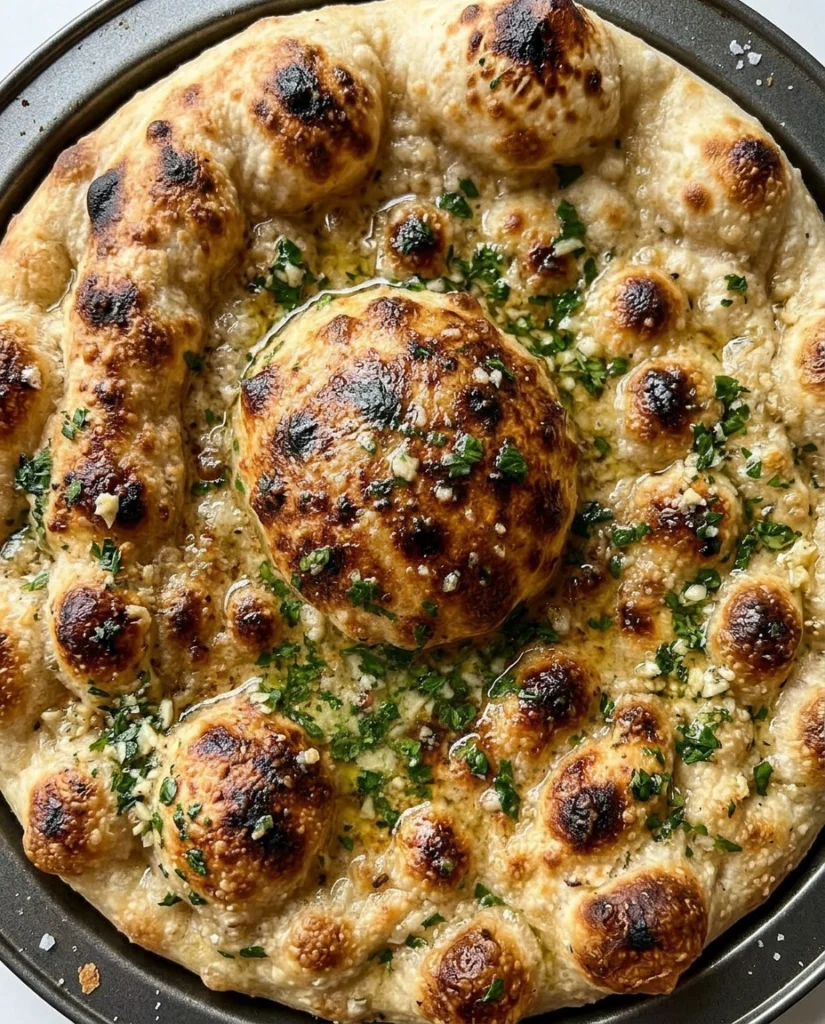 Grilled Garlic Butter Naan Bread