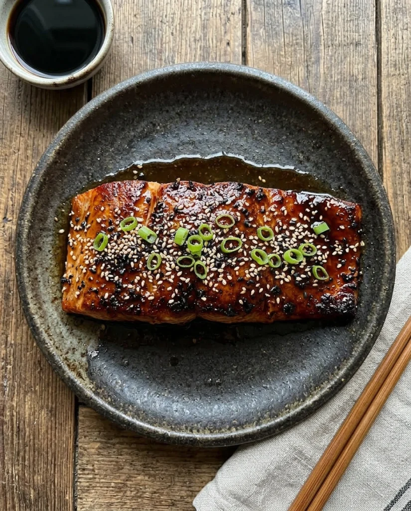 Grilled Teriyaki Salmon