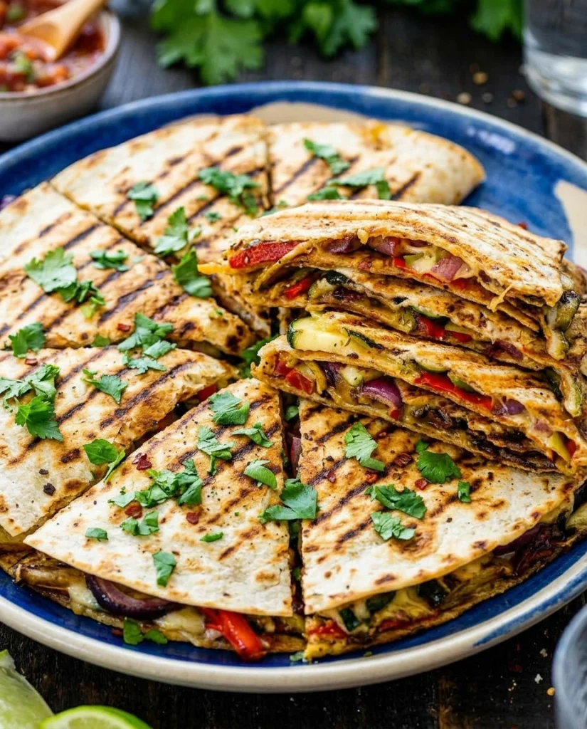 Grilled Vegetable Quesadillas