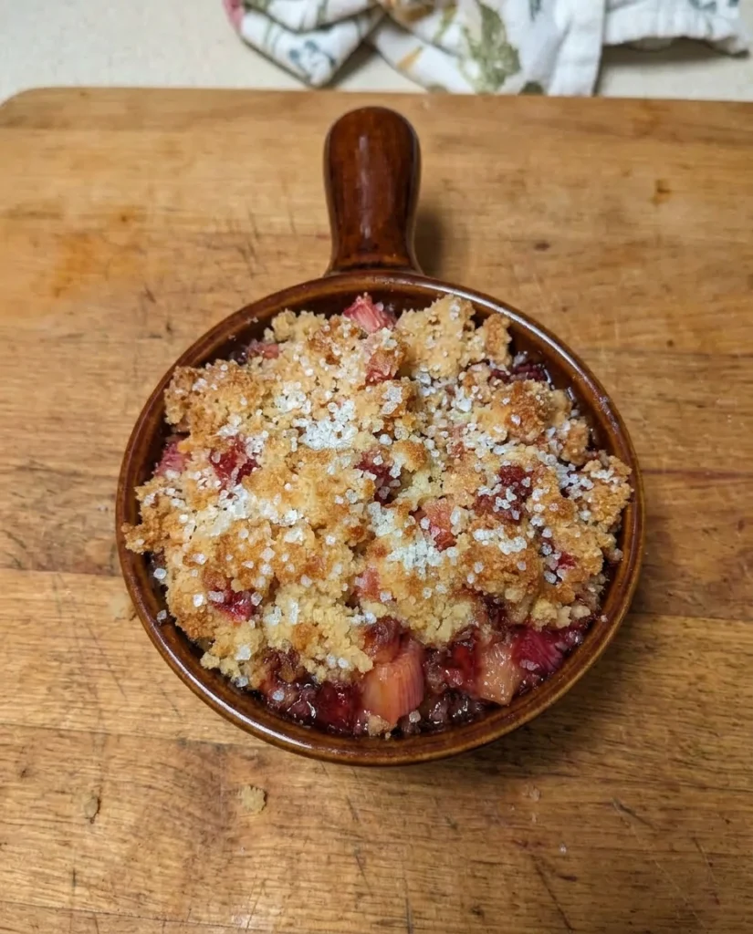 Easy Rhubarb Dump Cake