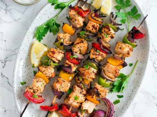 Grilled Mediterranean Chicken Skewers