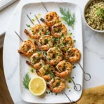 Grilled Citrus Garlic Shrimp Skewers