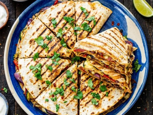 Grilled Vegetable Quesadillas