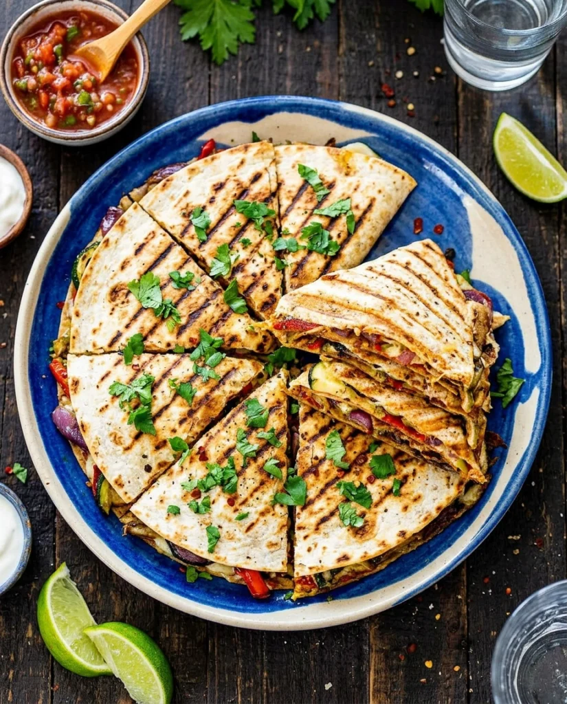 Grilled Vegetable Quesadillas