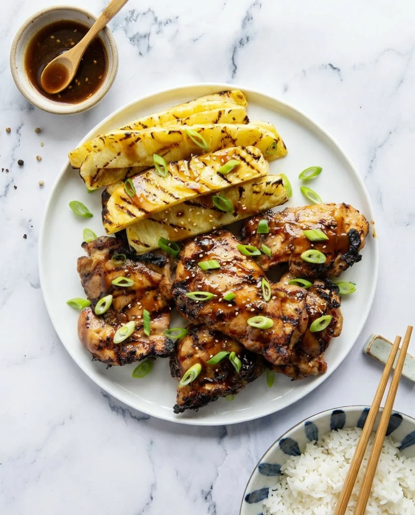 Grilled Pineapple Teriyaki Chicken