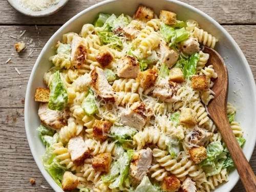 Chicken Caesar Pasta Salad