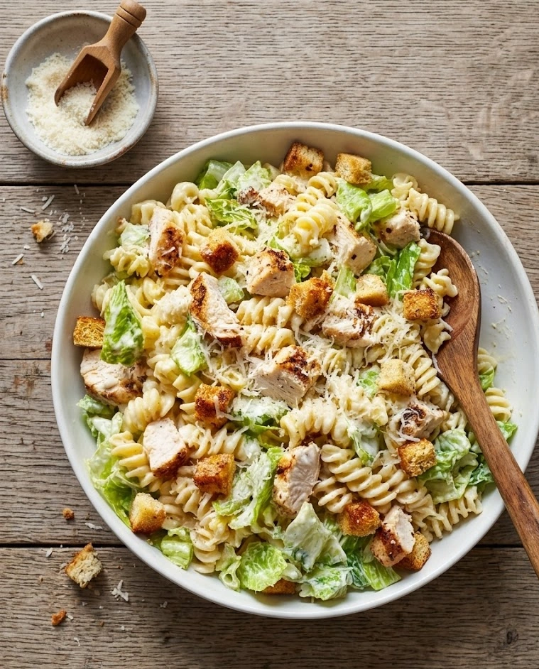Chicken Caesar Pasta Salad