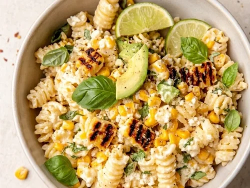 Creamy Street Corn Pasta Salad