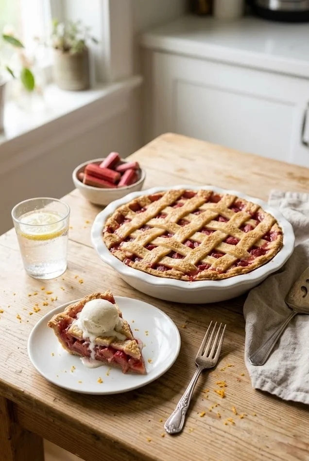 Gluten-Free Rhubarb Pie