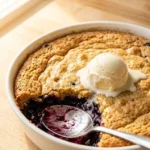 4-Ingredient Blueberry Cobbler