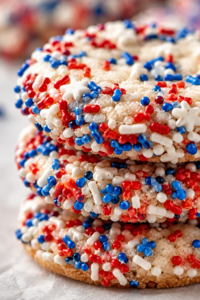 Patriotic 3-Ingredient Sugar Cookies