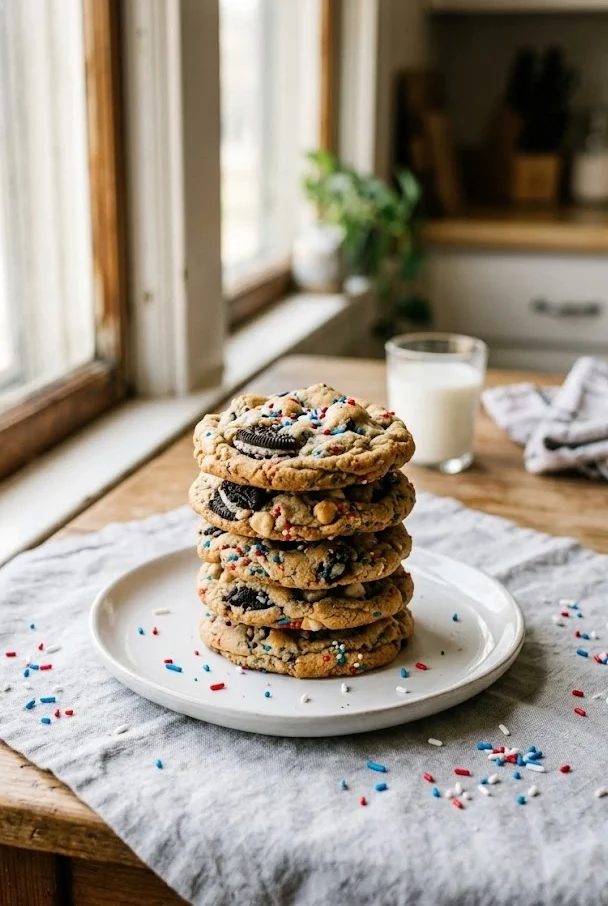Fireworks Cookies and Cream Cookies