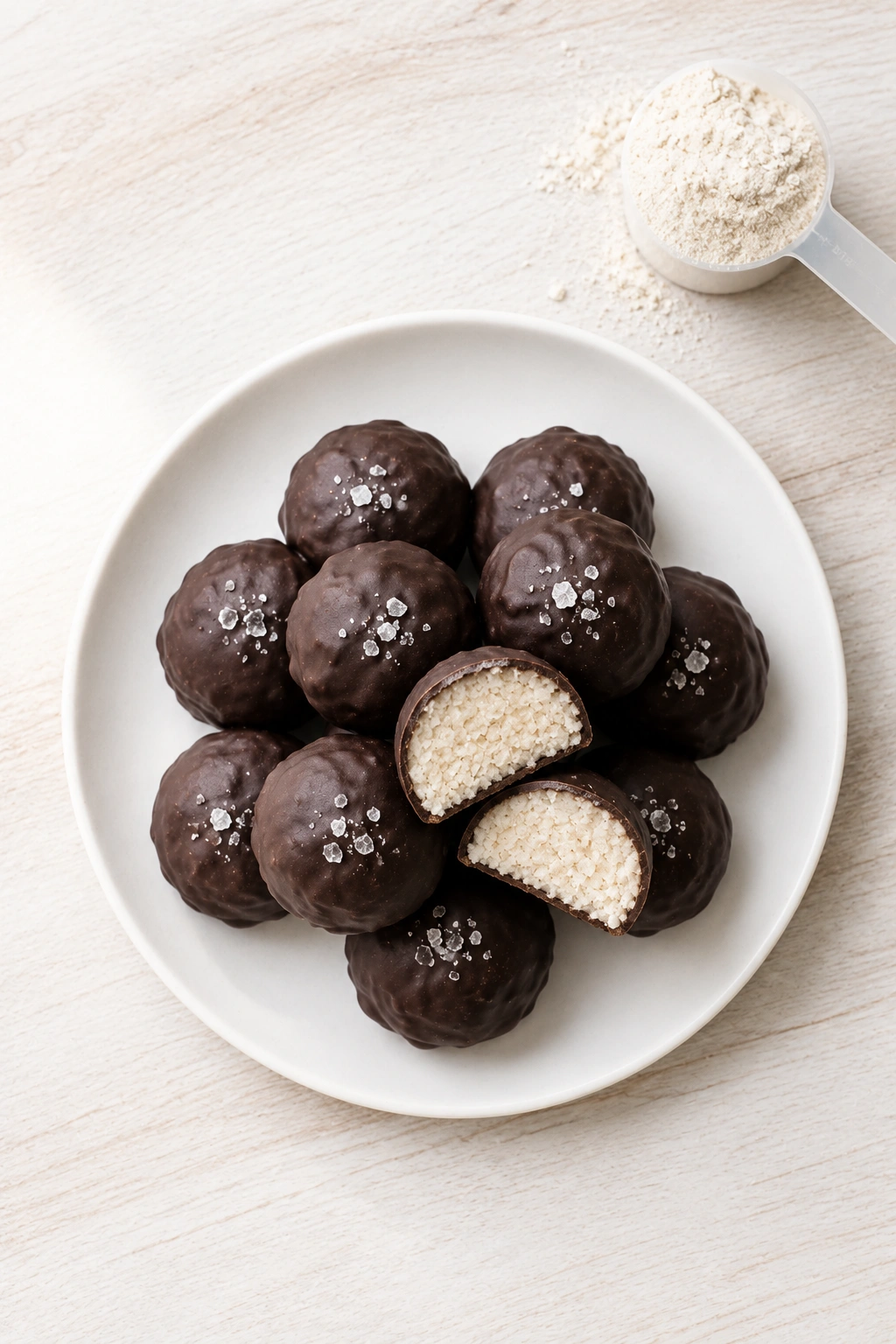 Protein Boost Chocolate Coconut Bites