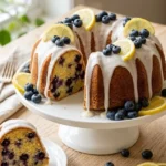 Lemon Blueberry Bundt Cake