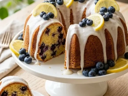 Lemon Blueberry Bundt Cake