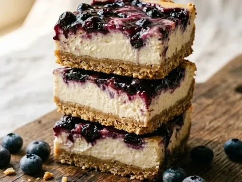Gluten-Free Blueberry Cheesecake Bars