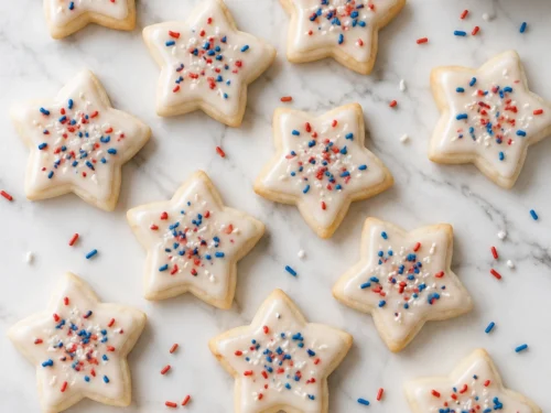 Honey Almond Glazed Cookies
