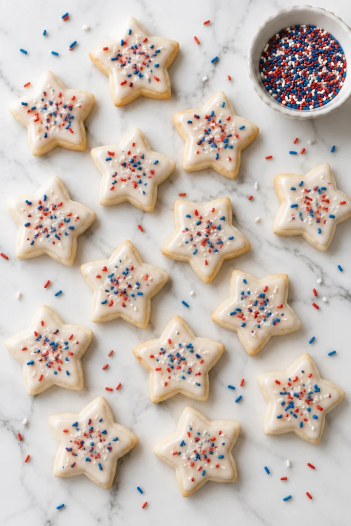 Honey Almond Glazed Cookies