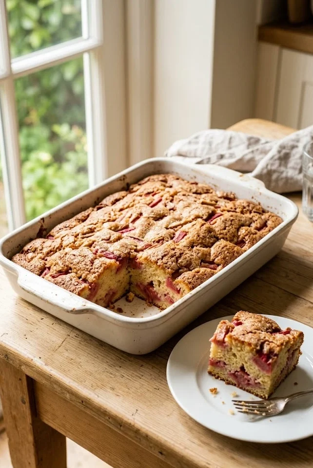 Classic Rhubarb Cake