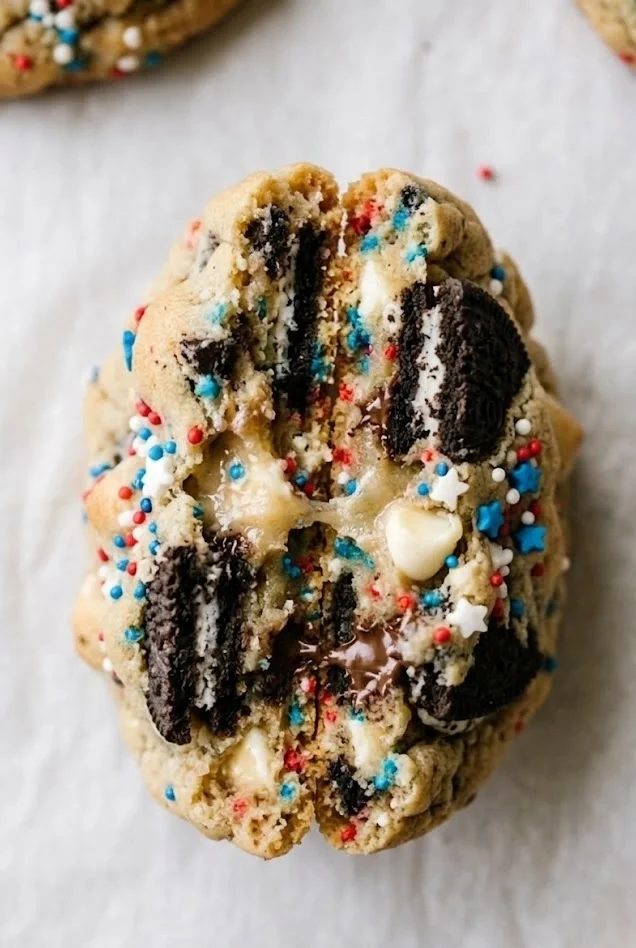 Fireworks Cookies and Cream Cookies