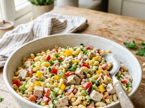 Chicken Macaroni Pasta Salad
