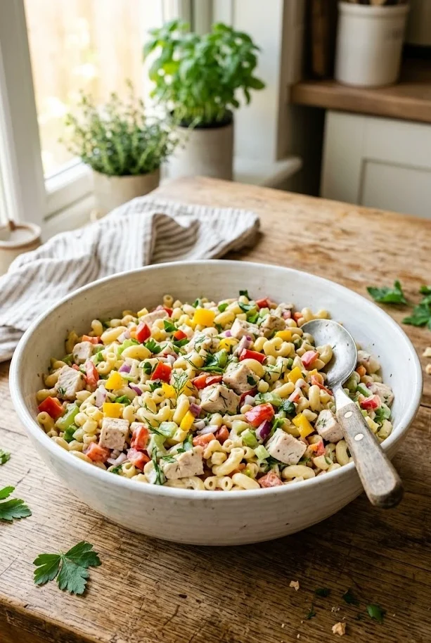 Chicken Macaroni Pasta Salad