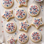 4th of July Sugar Cookies with Buttercream Frosting