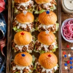 4th of July Pulled Pork Sliders