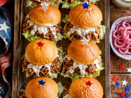 4th of July Pulled Pork Sliders