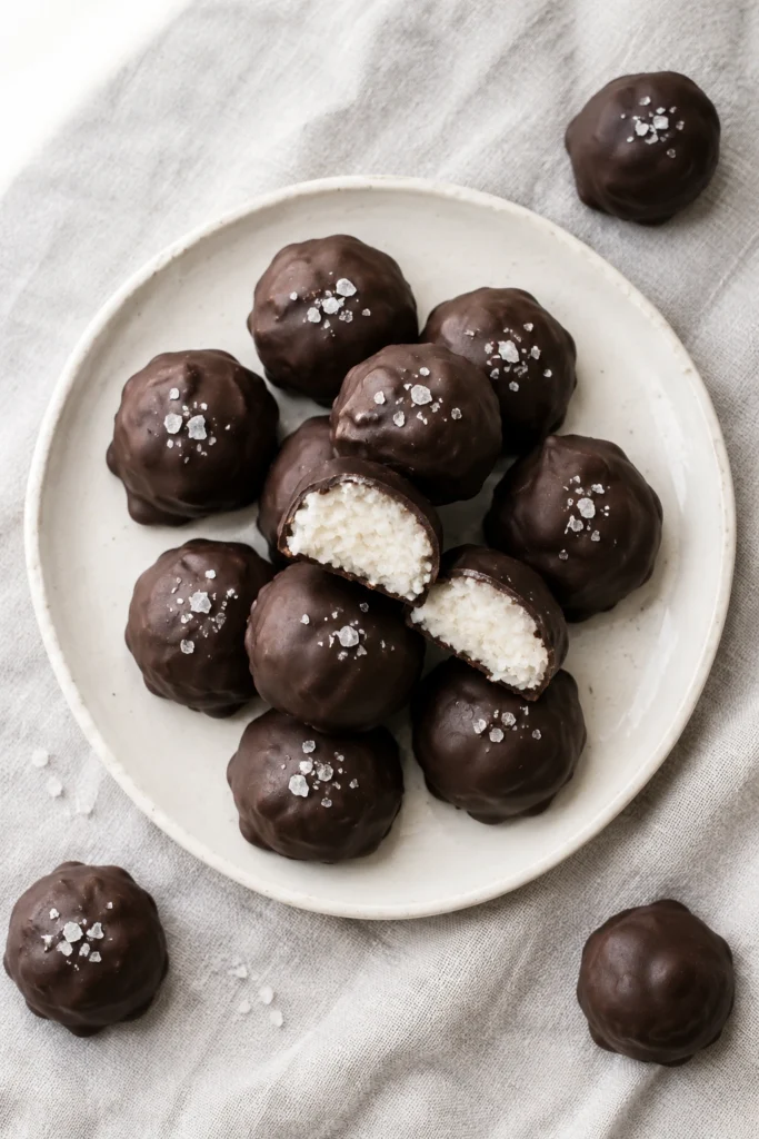 Nut-Free Chocolate Coconut Bites