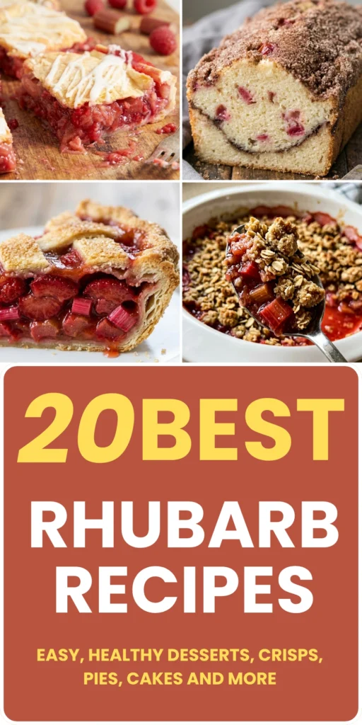 20 Best Rhubarb Recipes