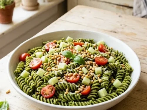 Gluten Free Pesto Pasta Salad