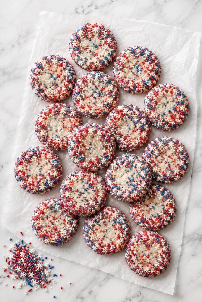 Patriotic 3-Ingredient Sugar Cookies