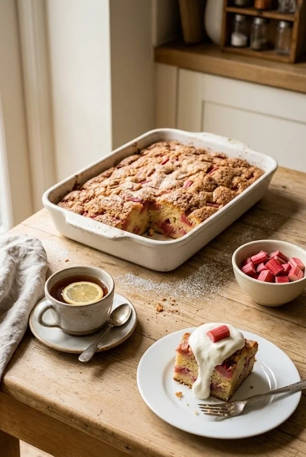 Classic Rhubarb Cake