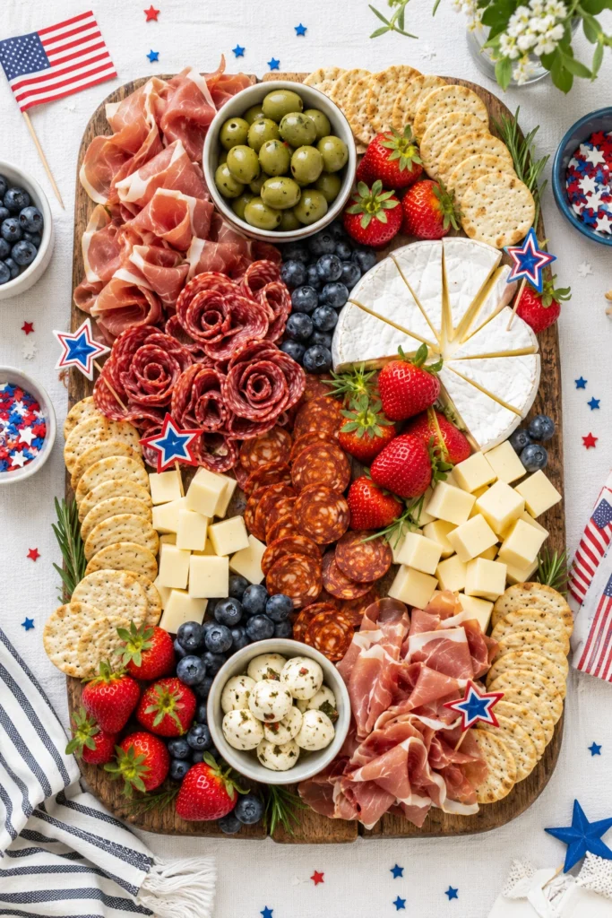 4th of July Charcuterie Board