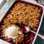 Red White & Blue Mixed Berry Crisp