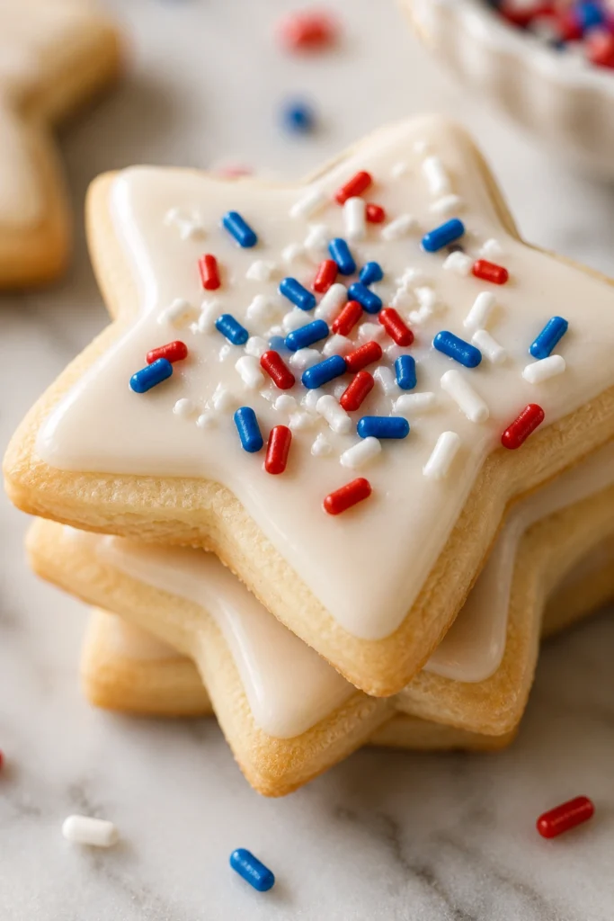 Honey Almond Glazed Cookies