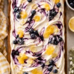 Blueberry Swirled Lemon Cake