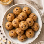 No Bake Peanut Butter Chocolate Chip Protein Balls