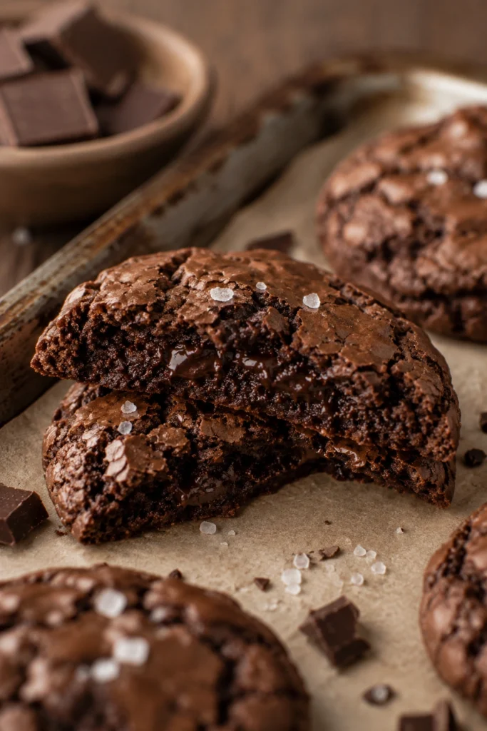 Easy Chocolate Brownie Cookies