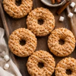 Pumpkin Rice Krispies Donuts