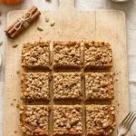Oatmeal Crumble Pumpkin Pie Bars
