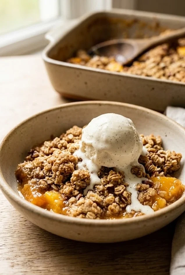 Gluten-Free Peach Crisp