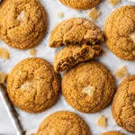 Chewy Pumpkin Cookies with Candied Ginger