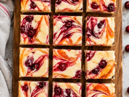 Cranberry Cheesecake Bars